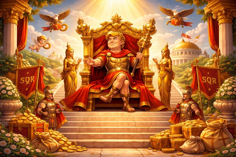 Grafik: Das Imperium ist eröffnet: Empire of Trumpius geht online